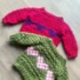 Personalised Baby/ Children’s Heart Name Jumper, thumbnail 6 of 7
