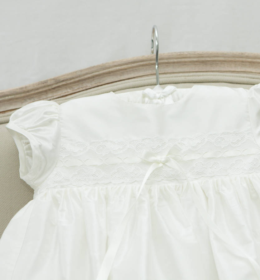 Christening Gown Violet By Adore Baby | notonthehighstreet.com