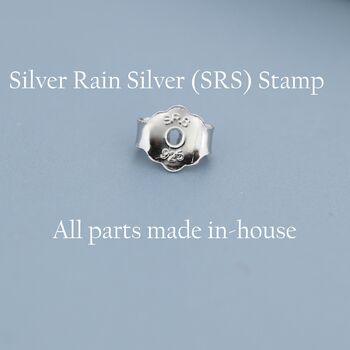Sterling Silver Wolf And Moon Stud Earrings, 7 of 11