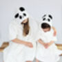Panda Children's Hooded Towel Poncho, thumbnail 1 of 12