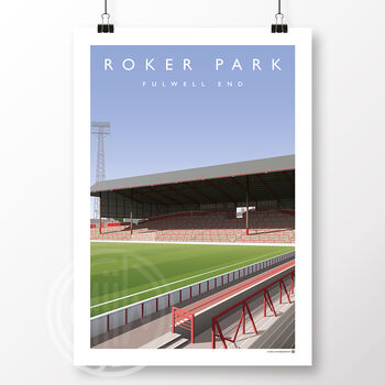 Sunderland Roker Park Fulwell End Poster, 2 of 7
