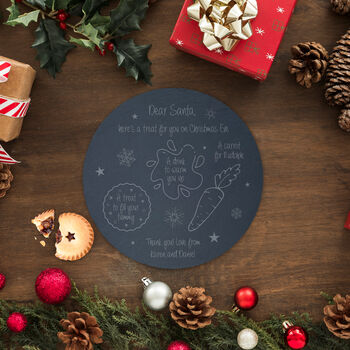 Personalised Christmas Eve Plate For Santa, 3 of 8