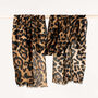 Leopard Print Scarf In A Gift Box, thumbnail 3 of 7
