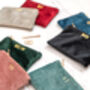 Personalised Velvet Coin Purse, thumbnail 11 of 12