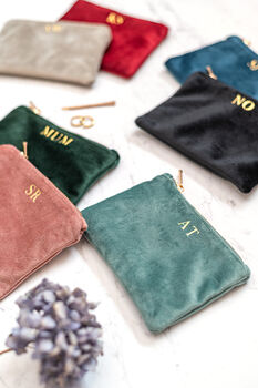 Personalised Velvet Coin Purse, 11 of 12