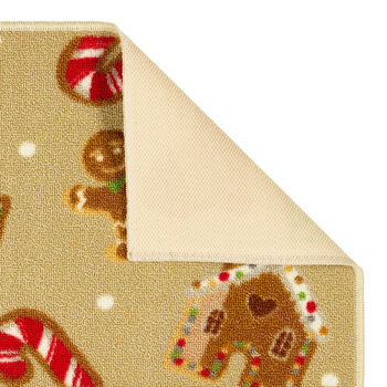 Floormatters Printed Loop Gingerbread 2pcs 40 X60 And 50 X150, 3 of 5