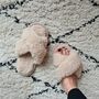 Pure Wool Pastel Crossover Mules, thumbnail 1 of 3