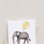 Baby Elephants Concertina Keepsake Card, thumbnail 5 of 5