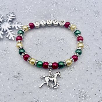 Personalised Horse Charm Bracelet, 2 of 12