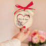 Personalised Couple's Embroidered Hoop, thumbnail 2 of 3
