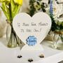 Mother's Day Gift For Mum Flowers Wooden Heart, thumbnail 1 of 3