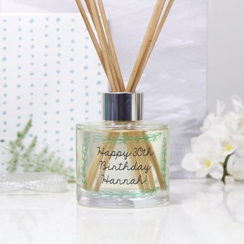 Personalised Birthday Reed Diffuser Gift Set, 7 of 11