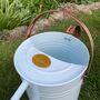 Pair Of Ivory White And Copper Watering Cans, thumbnail 10 of 11