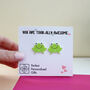 Toadally Awesome Acrylic Frog Stud Earrings, thumbnail 8 of 9