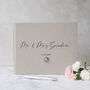 Personalised Wedding Guest Book With Jewel, thumbnail 6 of 10