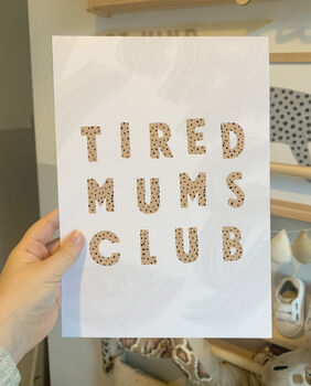 Tired Mums Club Print, 2 of 2