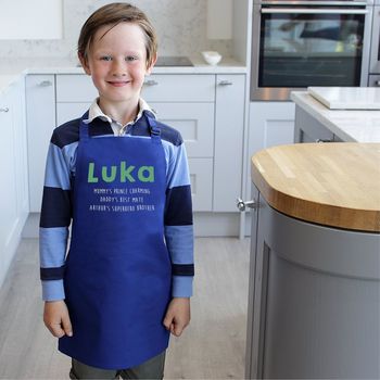 Child's Personalised Name Apron, 7 of 12