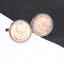 1945 80th Birthday Farthing Coin Cufflinks, thumbnail 1 of 4