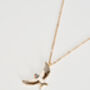 Enamel Swallow Short Necklace, thumbnail 1 of 5