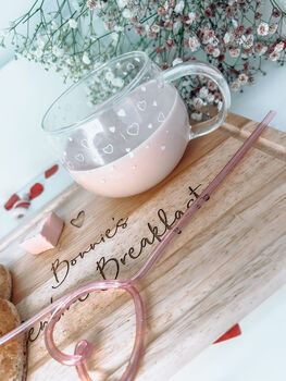 Personalised Valentine’s Breakfast Chopping Graze Board, 2 of 5