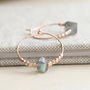 Sterling Silver And Labradorite Hoops, thumbnail 7 of 12