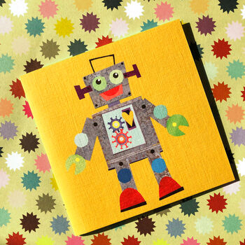 Robot Greetings Card, 3 of 5