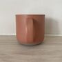 French Bulldog Engraved Orange Ceramic Tea/ Coffee Mug, thumbnail 6 of 6