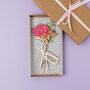 New Baby Gift Wooden Flower Bouquet, thumbnail 3 of 6