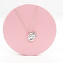 Bloom Quote Hand Stamped Necklace, thumbnail 2 of 8