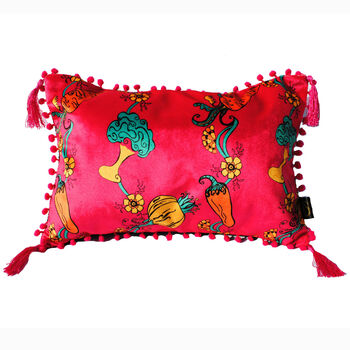 True Love= Vegetables Eco Friendly Rectangle Cushion, 2 of 2