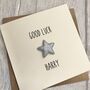 Good Luck Exam Glitter Star Personalised Card, thumbnail 2 of 4