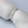 Sterling Silver Adjustable Double Band Ring, thumbnail 5 of 6