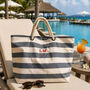 Personalised Cotton Canvas Tote Beach Bag, thumbnail 1 of 9