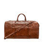 Quality Large Leather Travel Bag. 'The Flero El', thumbnail 5 of 12