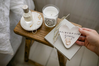 Personalised Bridesmaid Thank You Trinket Dishes, 3 of 9