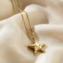 Confetti Birthstone Chunky Star Necklace, thumbnail 4 of 9