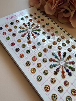 Fancy Assorted Designs Six Page Bindi Booklet, 9 of 10