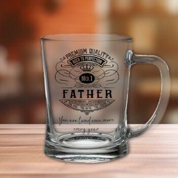 Personalised Dad Premium Tankard Father's Day Gift, 2 of 2