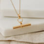 Gold Vermeil Chunky T Bar Necklace, thumbnail 3 of 6