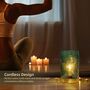 Green Decorative Cordless Table Lamp With Timer, thumbnail 2 of 8