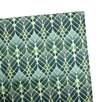 Interwoven Trees Sage Green Tea Towel | 100% Cotton | Made In England, 2 of 12