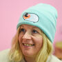 Cute Embroided Guinea Pig Beanie Hat, thumbnail 3 of 4