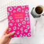 Personalised Daily Planner | Leopard, thumbnail 1 of 6