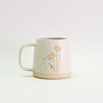 Poppy Flower Ceramic Mug, 3 of 4