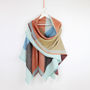 Personalised Colour Block Oversized Scarf Shawl, thumbnail 6 of 12