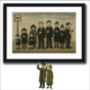 Bus Stop Framed Art After Lowry, thumbnail 1 of 3