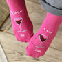 My Partner In Wine Personalised Socks, thumbnail 5 of 8