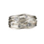 Gold And Diamond Ripple Ring, thumbnail 2 of 4