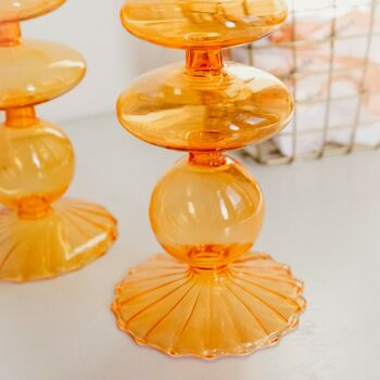Mia 70s Style Tablescape Candle Holder, 6 of 7