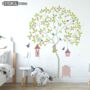 Round Tree With Birds And Bees Stencil Pack, thumbnail 5 of 10